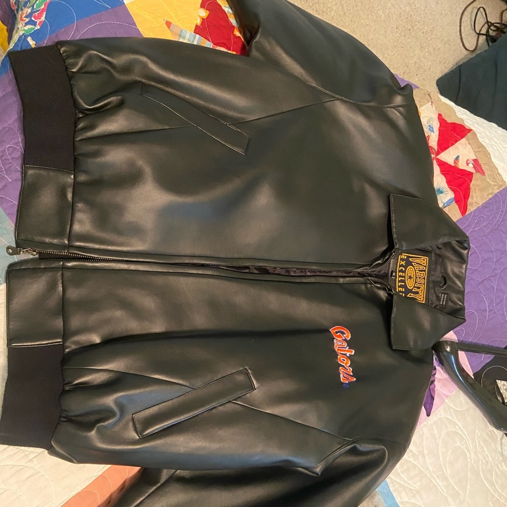 Florida Gator Faux Leather Jacket